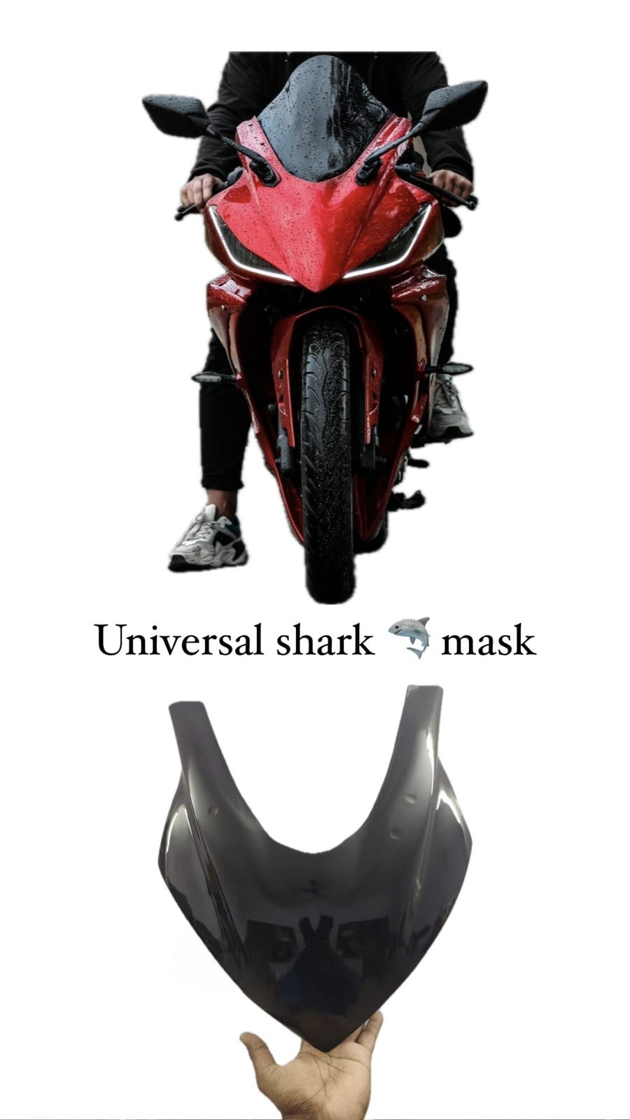Universal shark mask