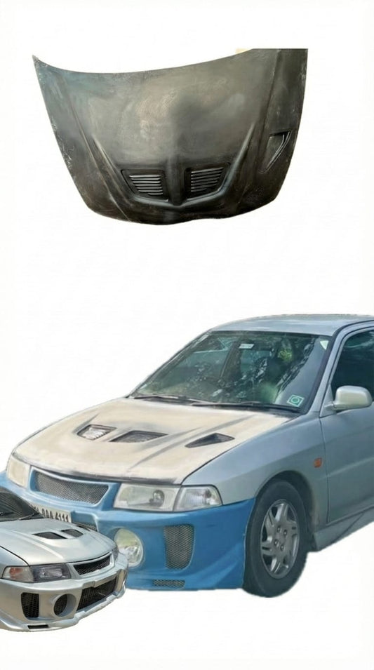 Lancer evo 5/6 inspired hood