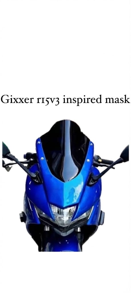 Gixxer r15v3 inspired mask