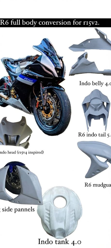 R15v4 full kit for r15v2 indonesianspec